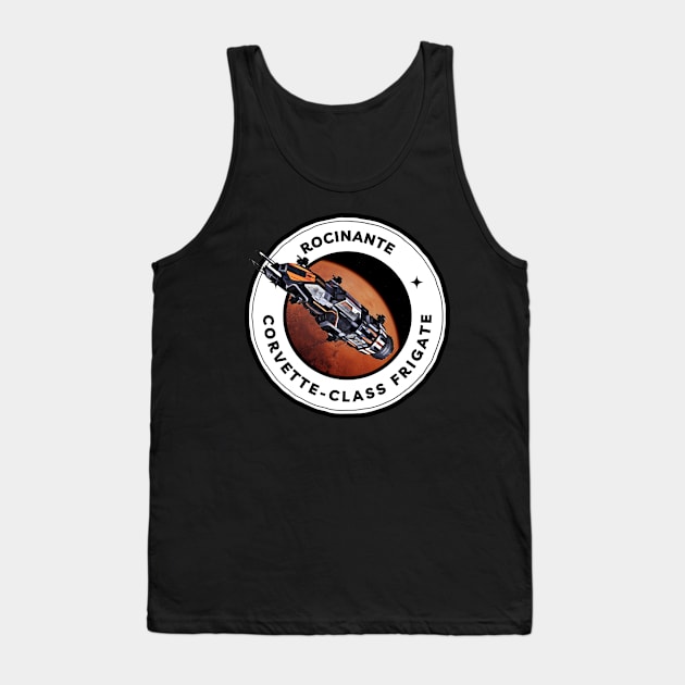 Rocinante - Corvette-Class Frigate - Black - Sci-Fi Tank Top by Fenay-Designs